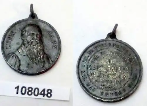 seltene Medaille Zuer Erinnerung an das VI. Gauturnfest Münster am Stein 1891