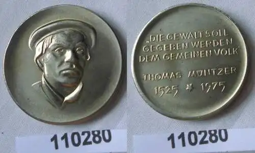 DDR Medaille Thomas Müntzer 1525-1975 (110280)