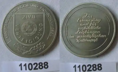 DDR Medaille Ministerium für Hoch- und Fachschulwesen Zivilverteidigung (110288)