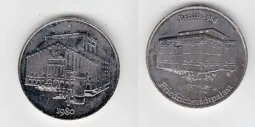 DDR Medaille Berlin Friedrichstadtpalast 1984 (110771)