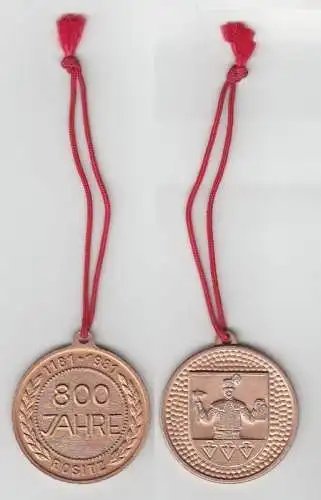 DDR Medaille 800 Jahre Rositz 1181-1981 (111182)