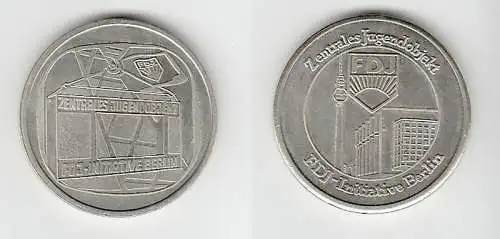 DDR Medaille Zentrales Jugendobjekt FDJ-Initiative Berlin (111308)