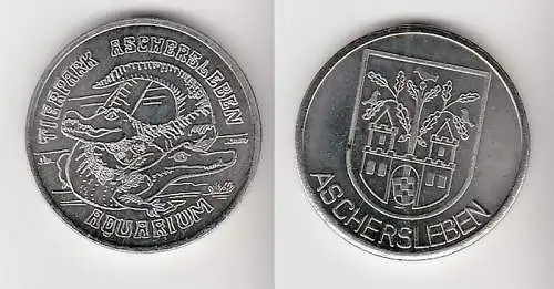 DDR Medaille Tierpark Aschersleben Aquarium (111250)