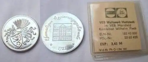 DDR Medaille Wappen der Stadt Gera