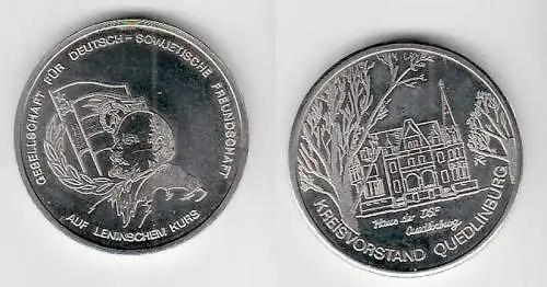 DDR Medaille Kreisvorstand Quedlinburg Haus der DSF (111115)