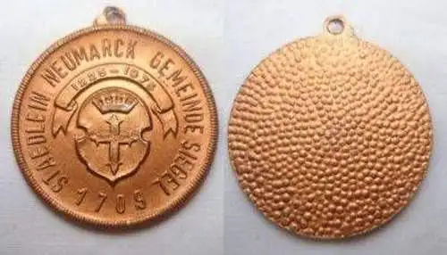 DDR Medaille Städlein Neumarck Gemeinde Siegel 1975