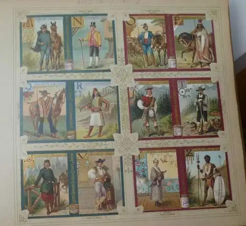 Liebigbilder Serie 387 Alphabet III (männliche Volkstrachten II) 1897 (13/ D8709