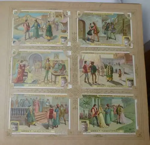 Liebigbilder Serie 750 "Der Kaufmann von Venedig" komplett 1909 (13/ D8709qqq)