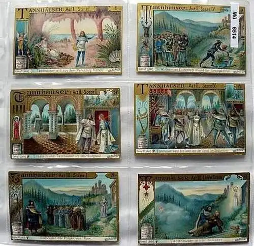 Liebigbilder Serie 341 Tannhäuser (Oper), komplett 1896 (5/6514)