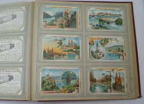 Liebigbilder Serie 542 "Der Rhein" komplett 1902 (11/ D0224mm)