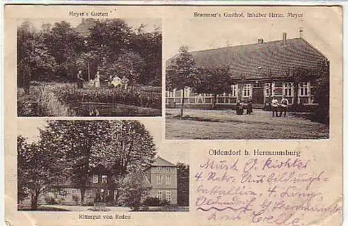 11331 Feldpost Ak Oldendorf bei Hermannsburg 1918