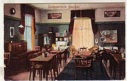 02468 Feldpost Ak Soldatenheim Bautzen 1916