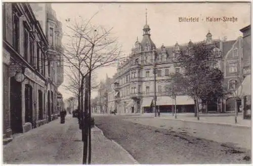 14677 Feldpost Ak Bitterfeld Kaiser Strasse 1915