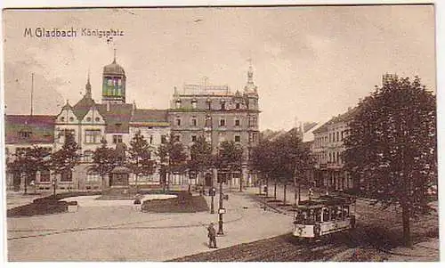 07834 Feldpost Ak Mönchengladbach Königsplatz 1914