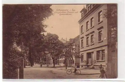 17406 Feldpost Ak Schwepnitz Königsbrücker Straße 1917