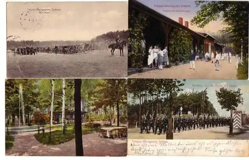 09181/4 Feldpost AkTruppen-Übungsplatz Zeithain um 1915