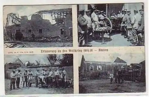 38408 Feldpost Ak Rouves Soldaten 1. Weltkrieg 1916