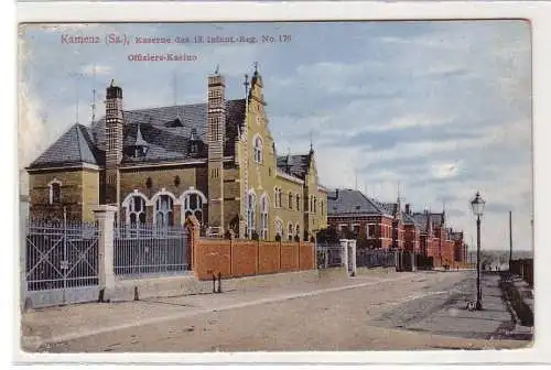 40843 Feldpost Ak Kamenz in Sachsen Kaserne 1914