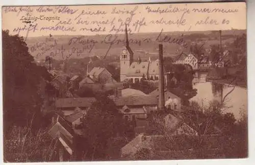 60365 Feldpost Ak Leisnig Tragnitz Totalansicht 1914