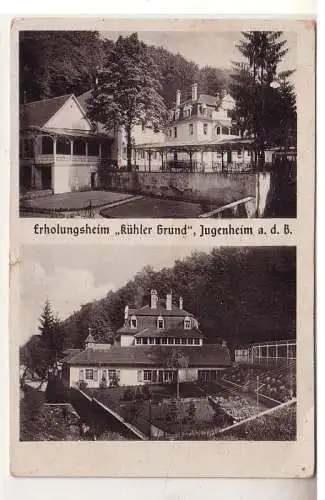 53990 Feldpost Ak Jugenheim an der Bergstraße Erholungsheim "Kühler Grund" 1941