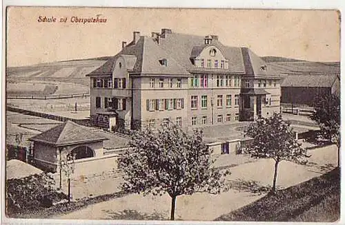 04073 Feldpost Ak Schule zu Oberputzkau 1918