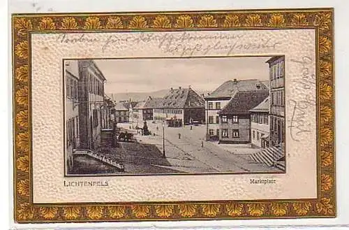 31229 Feldpost Ak Lichtenfels Marktplatz 1915