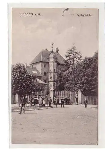 07827 Feldpost Ak Seesen am Harz Amtsgericht 1916