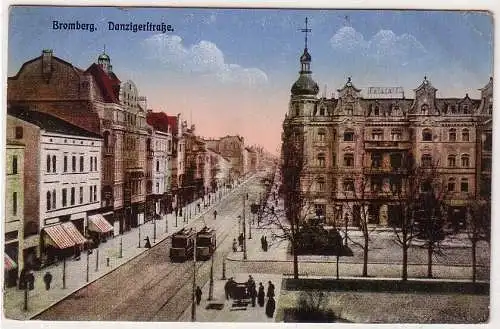 50050 Feldpost Ak Bromberg Danzigerstrasse 1916