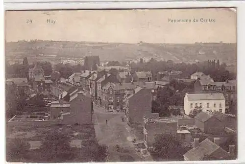 33962 Feldpost Ak Huy Belgien Panorama du Centre 1914