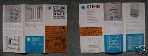 Reklame Werbung DDR Stern Universalregale 1969