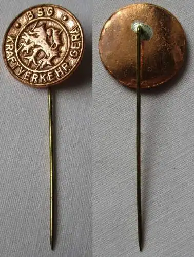 DDR Sport Anstecknadel Mitgliedsabzeichen BSG Kraftverkehr Gera (139911)