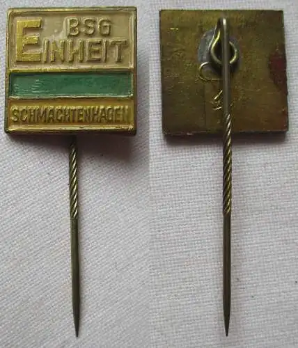 DDR Sport Anstecknadel Mitgliedsabzeichen BSG Einheit Schmachtenhagen (144080)