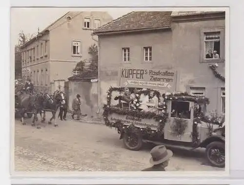 67059 Original Foto Geithain Kolonial- und Samenhandlung - Kupfer's Zigarren