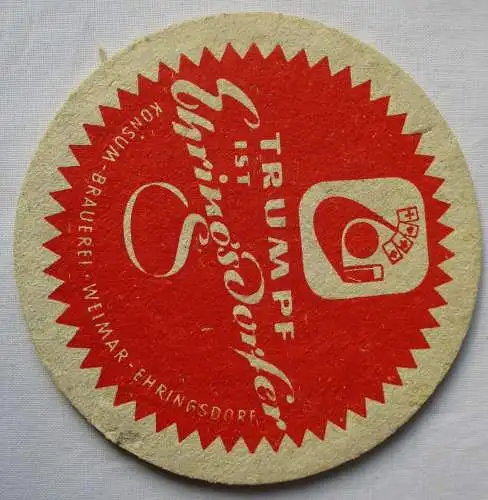 Bierdeckel DDR-Gebiet Trumpf ist Ehringsdorfer Konsum-Brauerei Weimar (162268)