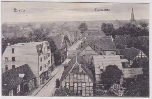 28094 Ak Rheda-Wiedenbrück Panorama 1912