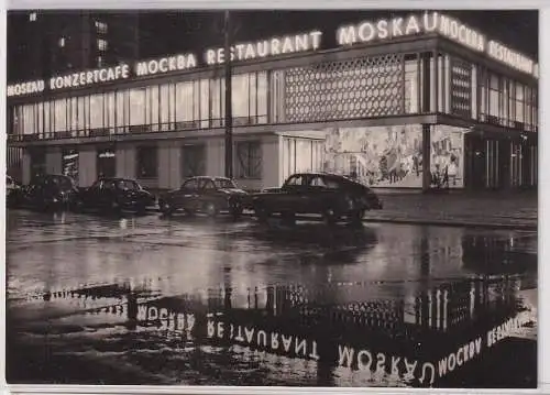 906842 Ak Berlin Hauptstadt der DDR - Restaurant Moskau 1970