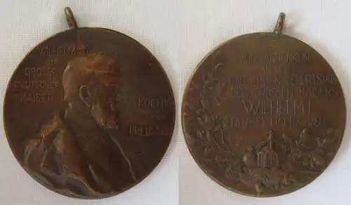 alte Preussen Centenar Medaille 1897 (166727)