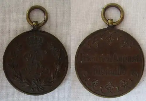 Sachsen Friedrich August Medaille in Bronze (160409)