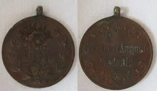 Sachsen Friedrich August Medaille in Bronze (164251)