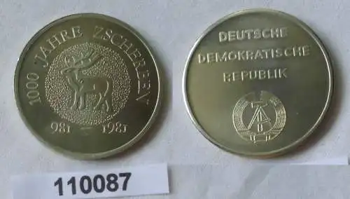 DDR Medaille 1000 Jahre Zscherben 981-1981 (110087)