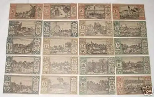 20 Banknoten Notgeld Stadt Berlin 1921