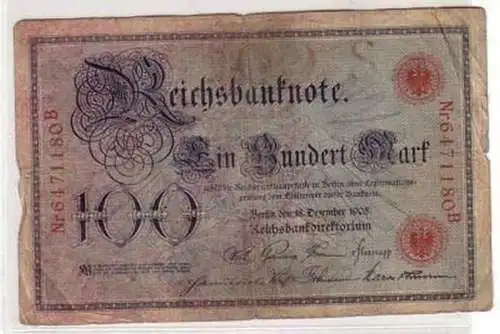 Banknote 100 Mark Deutsches Kaiserreich 1905