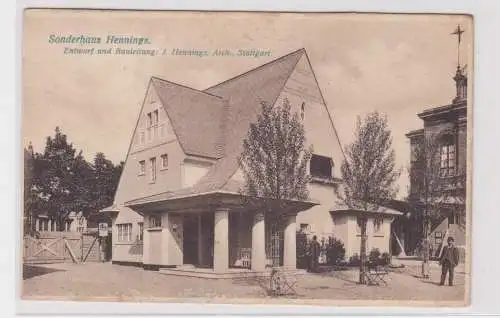 907332 Ak Bauausstellung Stuttgart Juni-Okt. 1908 - Sonderhaus Hennings