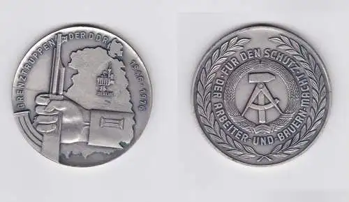 seltene DDR Medaille Grenztruppen der DDR 1946-1976 Silber (109514)