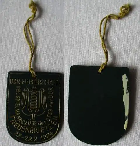 DDR Medaille Meisterschaft der Spielmannszüge Treuenbrietzen 1974 (124402)