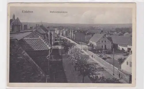 908292 Ak Eisleben - Blick in die Halleschestraße 1916