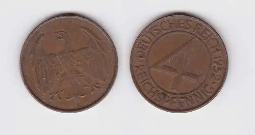 4 Pfennig Kupfer Münze Weimarer Republik 1932 A "Brüning Taler" (134439)