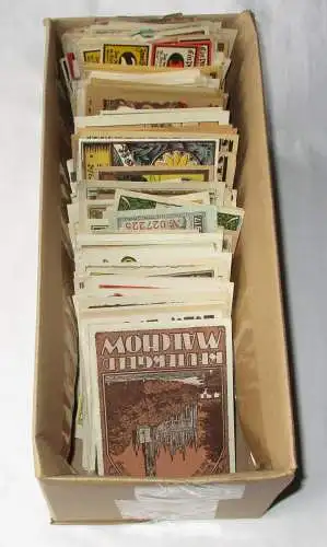 Sammlung mit 1000 Banknoten Städte Notgeld Deutschland um 1921 (163408)