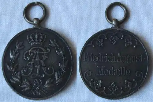 Sachsen Friedrich August Medaille Silber (152479)