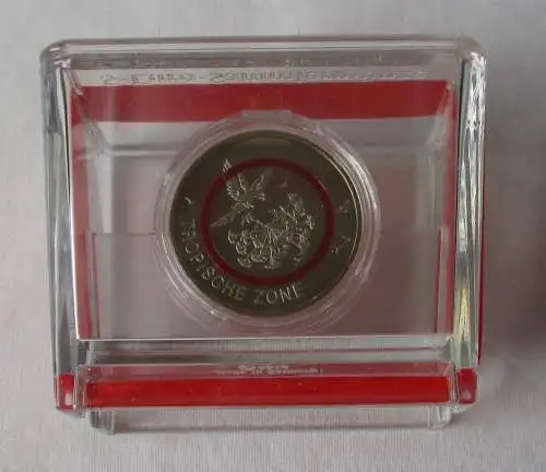 5 Euro Münze Tropische Zone 2017 F Polierte Platte PP Spiegelglanz (100960)